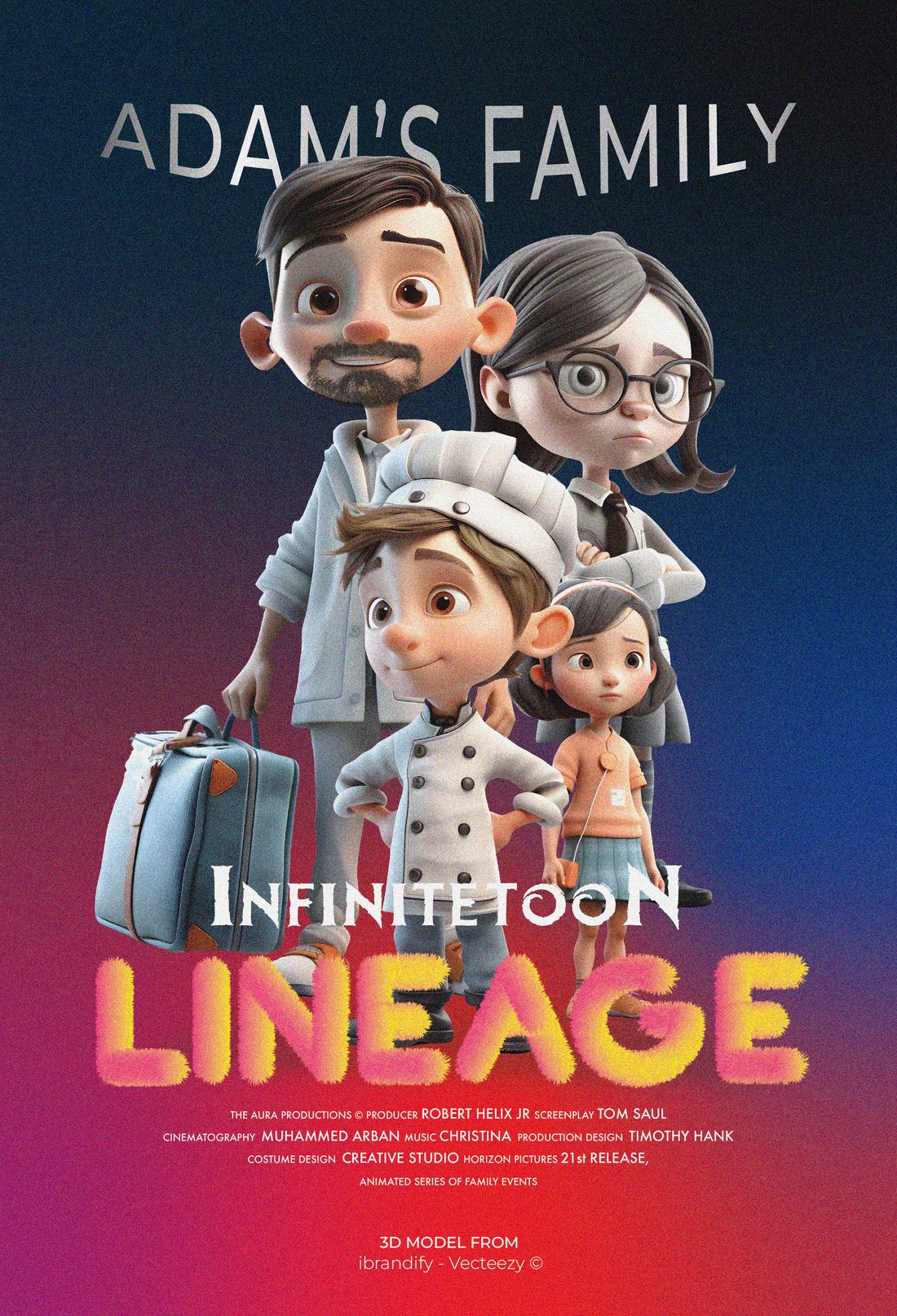 Adam's Family - Lineage animated poster
