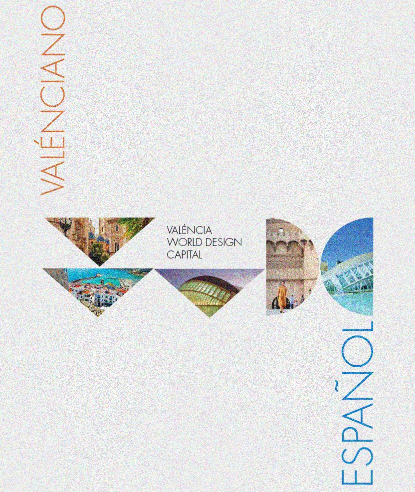 Valencia World Design Capital typographic poster